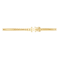 BR-5058 Yellow Gold Bracelet UNSET - Side View