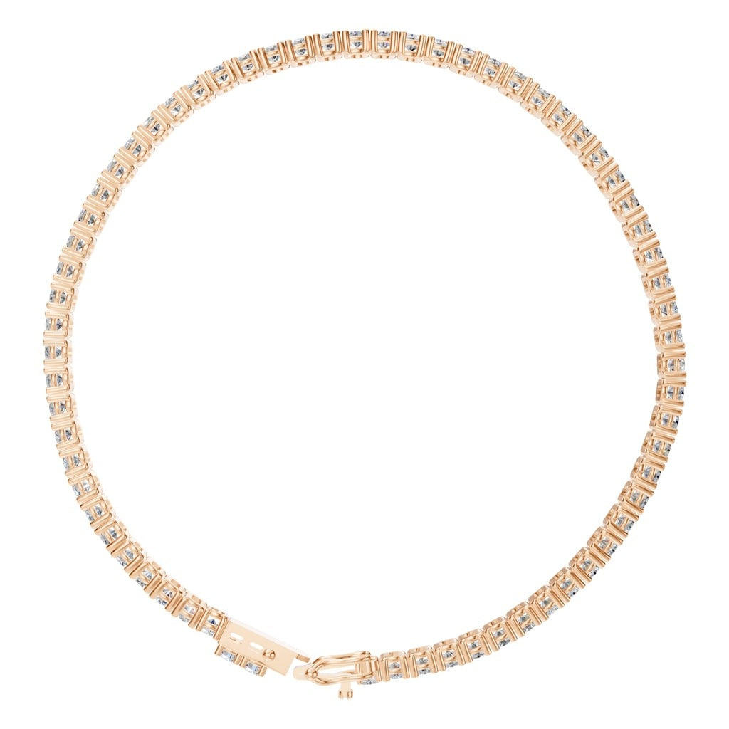 BR-5058 Rose Gold Bracelet SET - Top View