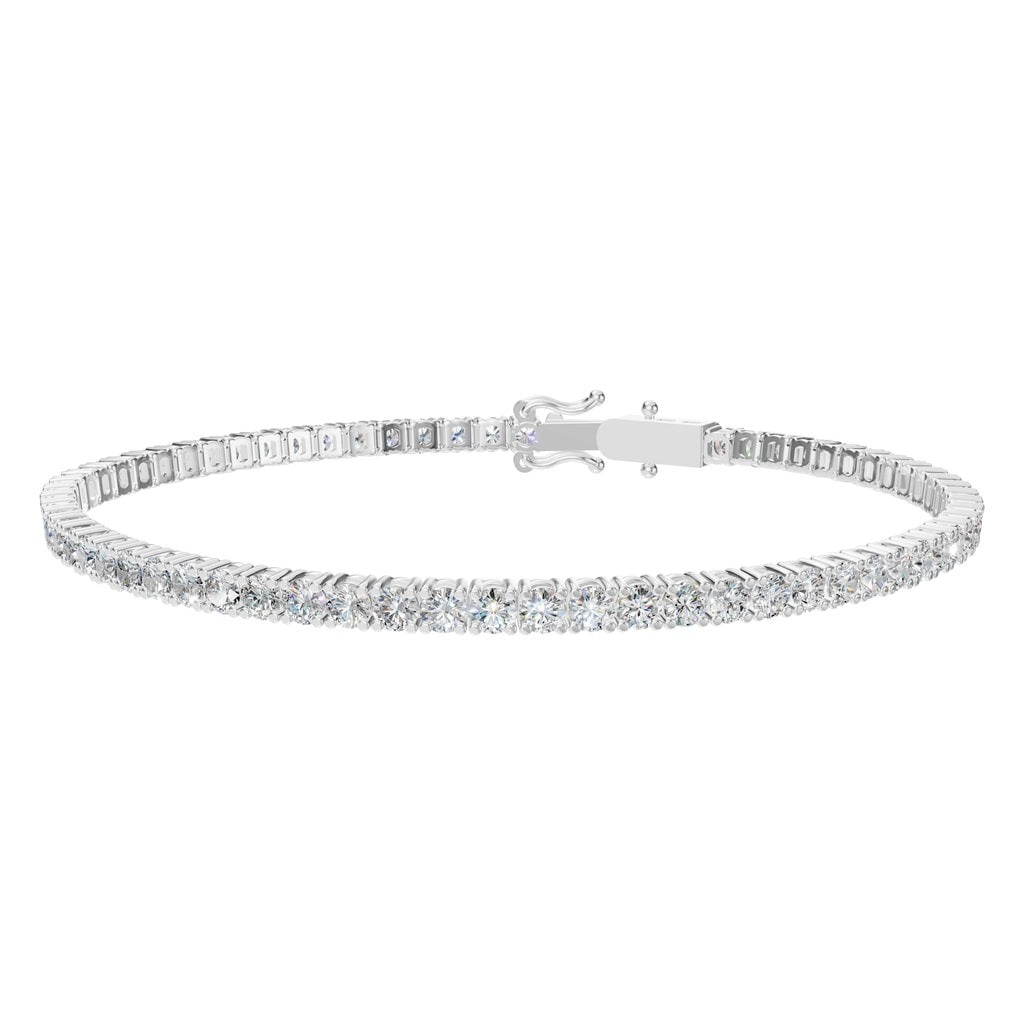 BR-5058 White Gold Bracelet SET - Main View