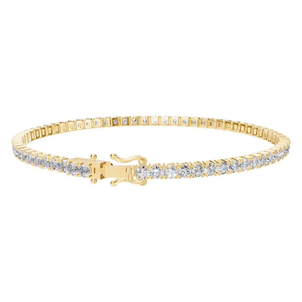 BR-5058 Yellow Gold Bracelet SET - Back View