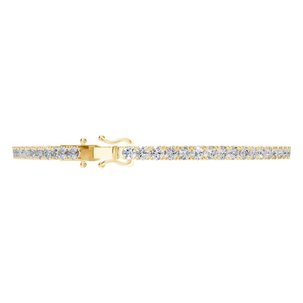 BR-5058 Yellow Gold Bracelet SET - Side View