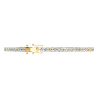BR-5058 Yellow Gold Bracelet SET - Side View