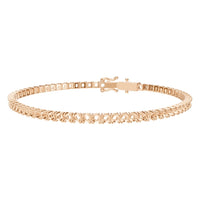 BR-5058 Rose Gold Bracelet UNSET - Main View