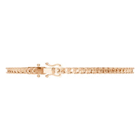 BR-5058 Rose Gold Bracelet UNSET - Side View