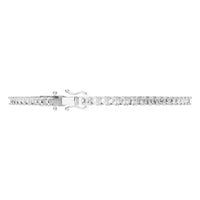 BR-5058 White Gold Bracelet UNSET - Side View