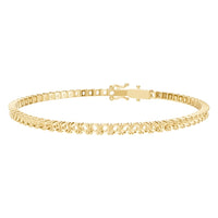 BR-5058 Yellow Gold Bracelet UNSET - Main View