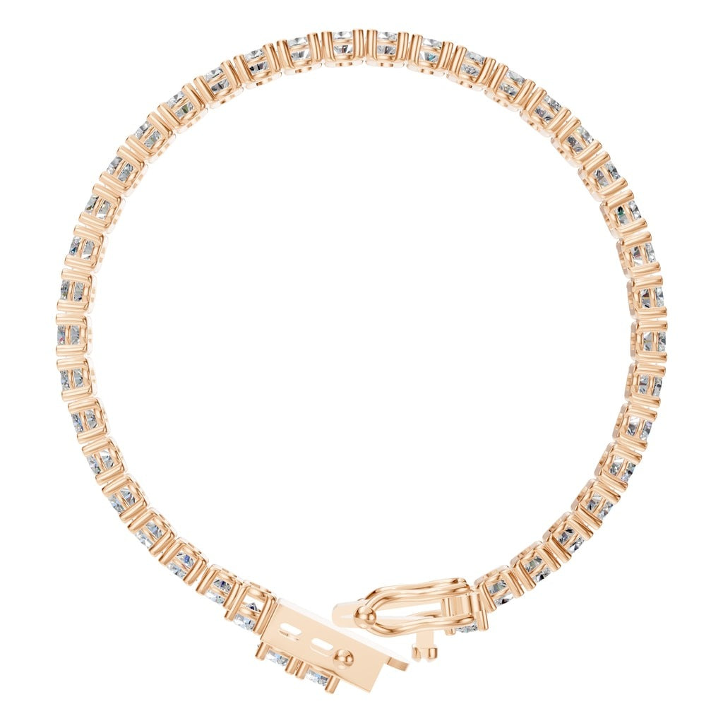BR-5058 Rose Gold Bracelet SET - Top View