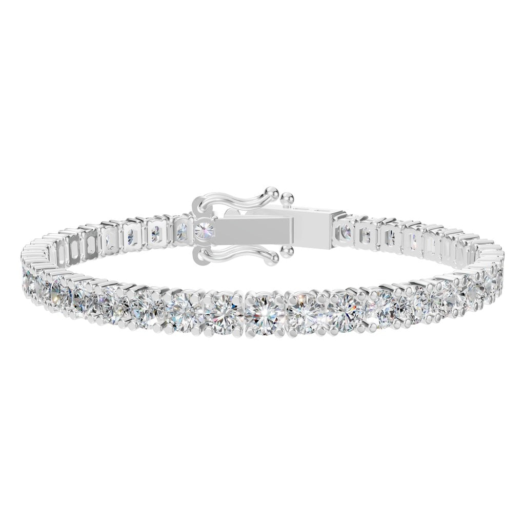 BR-5058 White Gold Bracelet SET - Main View