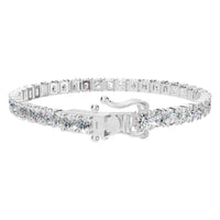 BR-5058 White Gold Bracelet SET - Back View