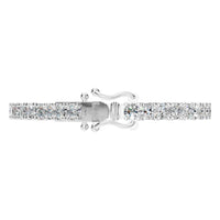 BR-5058 White Gold Bracelet SET - Side View