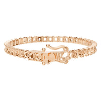 BR-5058 Rose Gold Bracelet UNSET - Back View