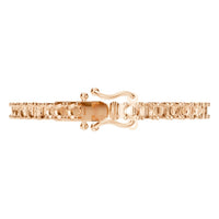 BR-5058 Rose Gold Bracelet UNSET - Side View