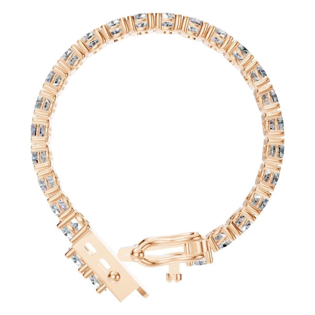 BR-5058 Rose Gold Bracelet SET - Top View
