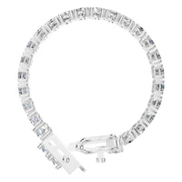 BR-5058 White Gold Bracelet SET - Top View