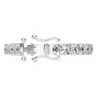 BR-5058 White Gold Bracelet SET - Side View