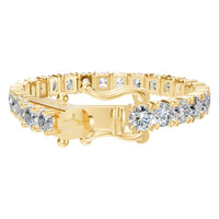 BR-5058 Yellow Gold Bracelet SET - Back View