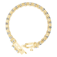 BR-5058 Yellow Gold Bracelet SET - Top View