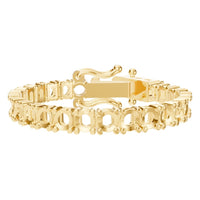 BR-5058 Yellow Gold Bracelet UNSET - Main View