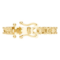BR-5058 Yellow Gold Bracelet UNSET - Side View
