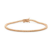 BR-5109 Rose Gold Bracelet UNSET - Main View