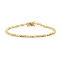 BR-5109 Yellow Gold Bracelet UNSET - Main View