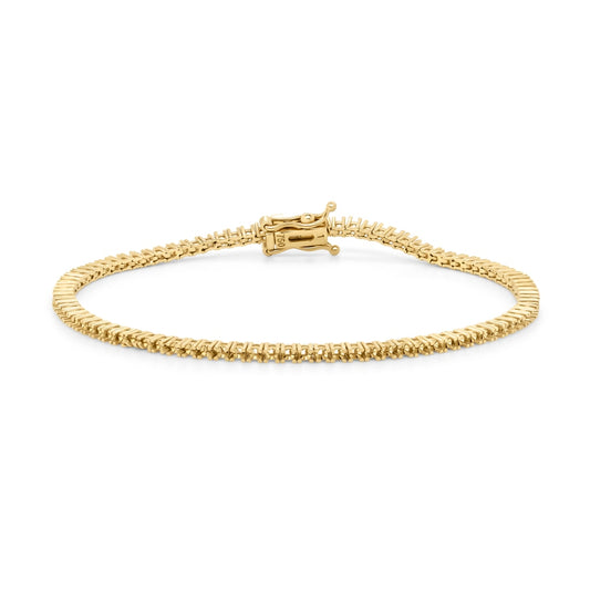 BR-5109 Yellow Gold Bracelet UNSET - Main View