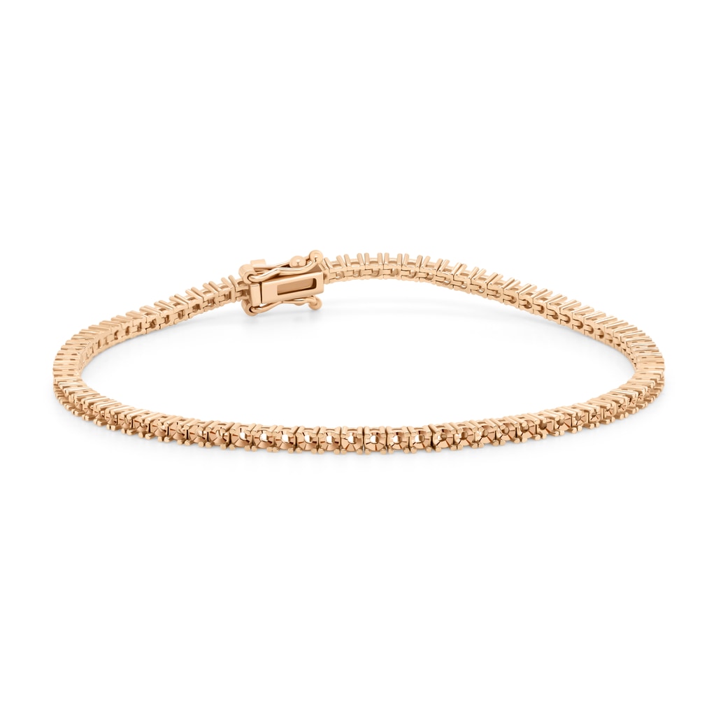 BR-5109 Rose Gold Bracelet UNSET - Main View