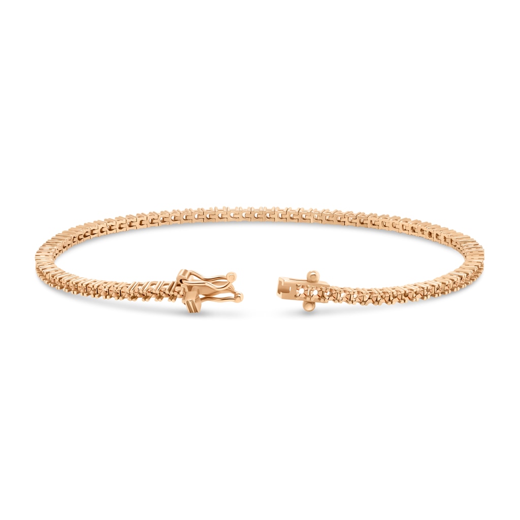 BR-5109 Rose Gold Bracelet UNSET - BACK