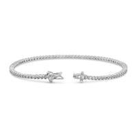 BR-5109 White Gold Bracelet UNSET - BACK
