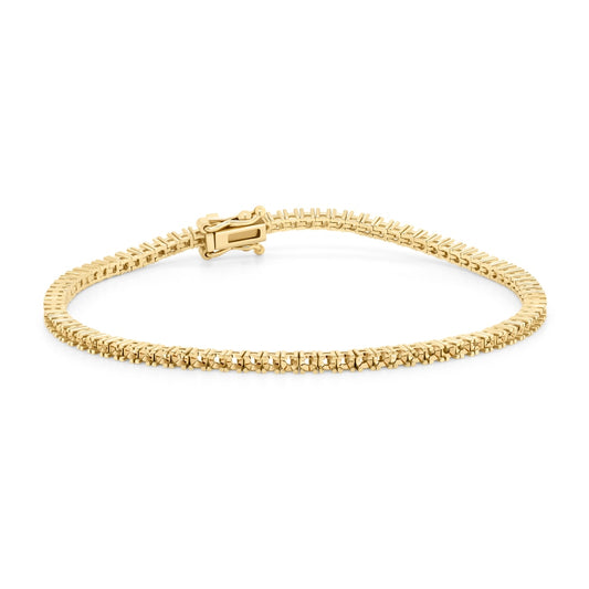 BR-5109 Yellow Gold Bracelet UNSET - Main View