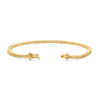 BR-5109 Yellow Gold Bracelet UNSET - BACK