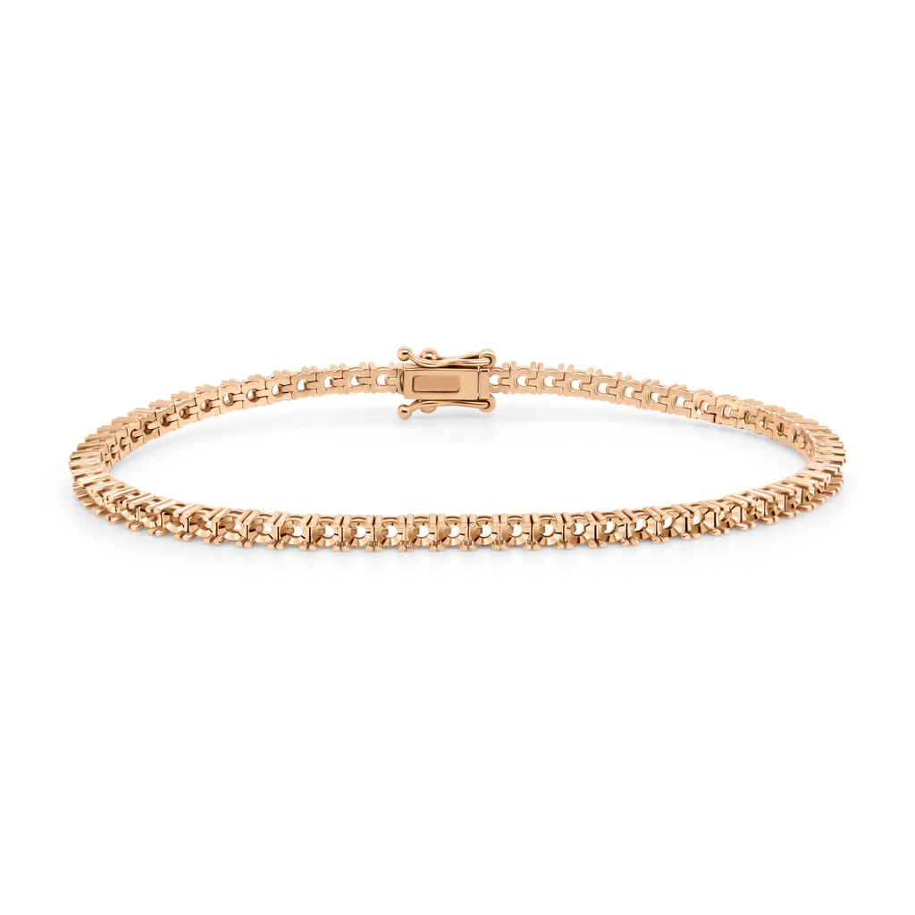 BR-5109 Rose Gold Bracelet UNSET - Main View
