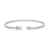 BR-5109 White Gold Bracelet UNSET - BACK