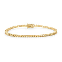 BR-5109 Yellow Gold Bracelet UNSET - Main View
