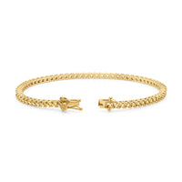 BR-5109 Yellow Gold Bracelet UNSET - BACK