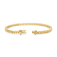 BR-5109 Yellow Gold Bracelet UNSET - BACK