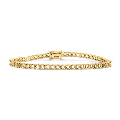 BR-5109 Yellow Gold Bracelet UNSET - Main View