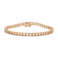 BR-5109 Rose Gold Bracelet UNSET - Main View