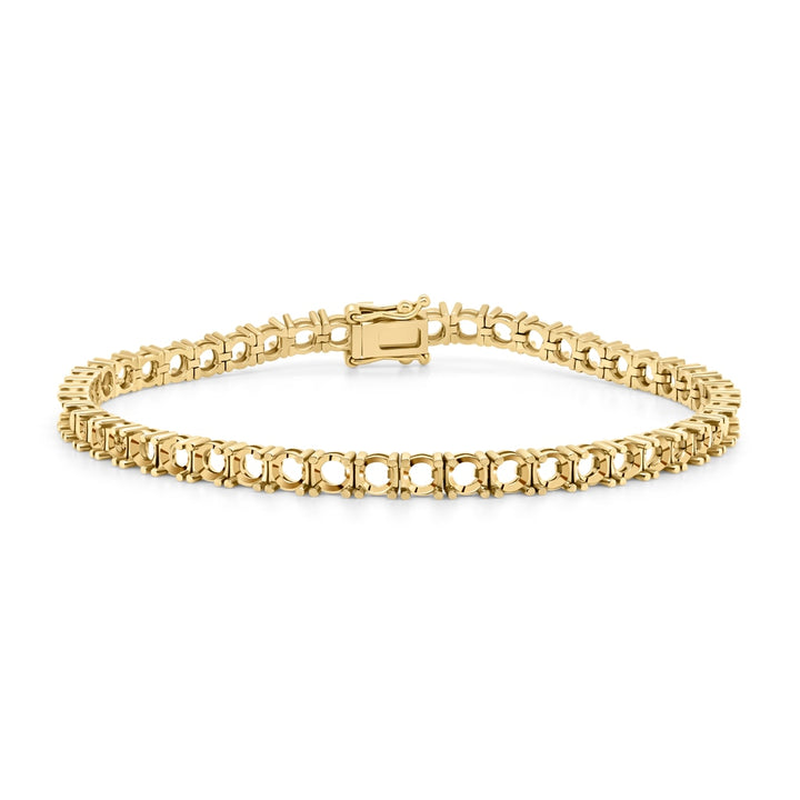 Tennis Bracelet Mounting - Round 3.40-3.50mm