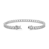 BR-5109 White Gold Bracelet UNSET - BACK