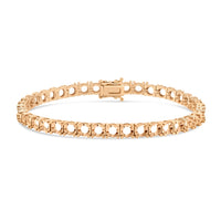 BR-5109 Rose Gold Bracelet UNSET - Main View