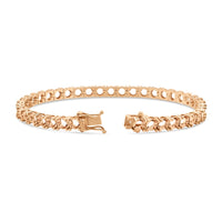 BR-5109 Rose Gold Bracelet UNSET - BACK