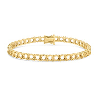 BR-5109 Yellow Gold Bracelet UNSET - Main View
