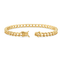 BR-5109 Yellow Gold Bracelet UNSET - BACK