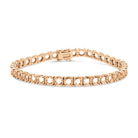BR-5109 Rose Gold Bracelet UNSET - Main View