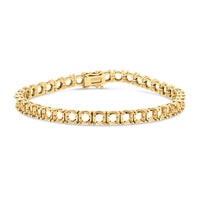BR-5109 Yellow Gold Bracelet UNSET - Main View