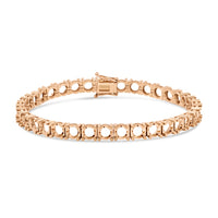 BR-5109 Rose Gold Bracelet UNSET - Main View