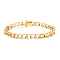 BR-5109 Yellow Gold Bracelet UNSET - Main View