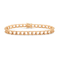 BR-5109 Rose Gold Bracelet UNSET - Main View