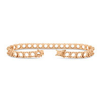 BR-5109 Rose Gold Bracelet UNSET - BACK